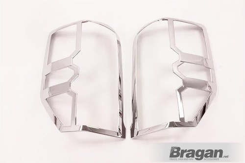 Tail light chrome trim set - light,