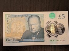 £5 Rare Note Serial Number AK47