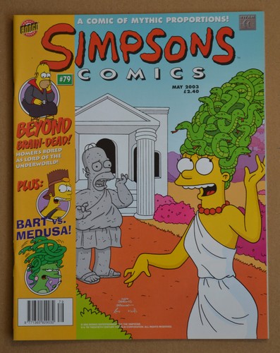 Simpsons comics issue - uk, #79
