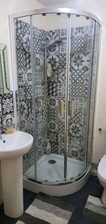 shower enclosure with sliding door 1200 x 800