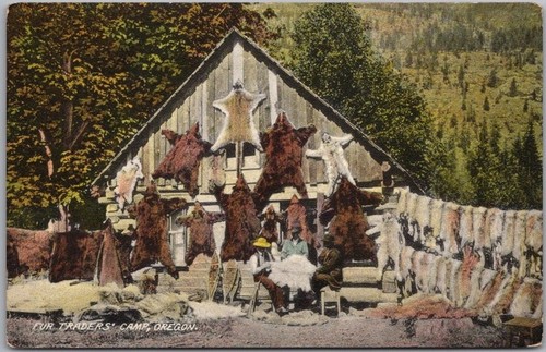 Vintage 1910s hunting - hunting, postcard