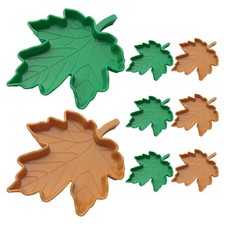  8 Pcs Leaf Reptile Food Water