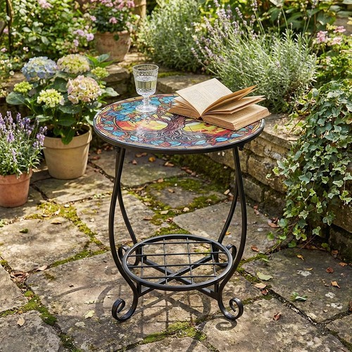 Outdoor side table round tree - outdoor,