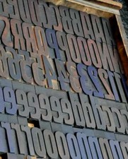 Letterpress alphabet 171pcs - ,