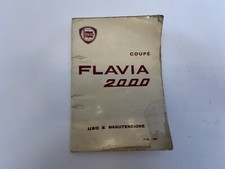 Lancia Flavia 2000 owners manual uso