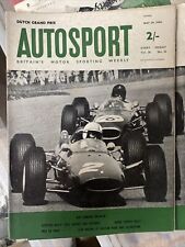 Autosport 29 May 1964 Jim Clark Lotus wins Dutch F1 GP test Sunbeam Alpine 