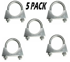 5 x 50MM (2") UNIVERSAL EXHAUST U BOLT CLAMP U BOLT TV AERIAL PIPE FIXING