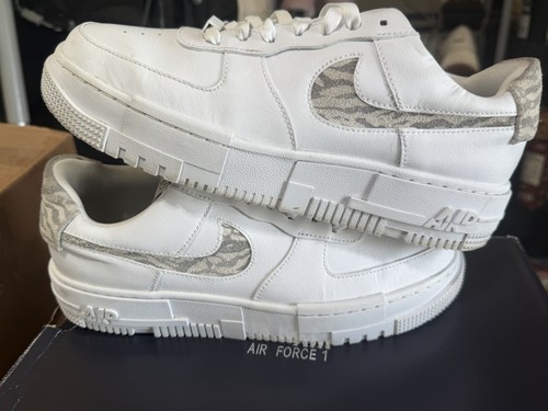Nike af1 pixel white zebra - pixel, sz