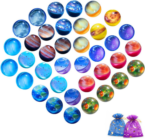 36pcs 32mm bouncy balls - bouncy,