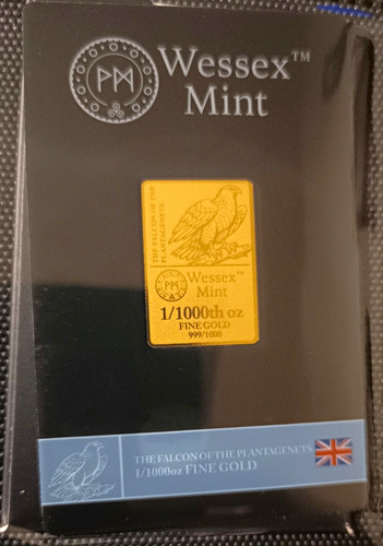 One wessex mint 1000th oz - wessex,
