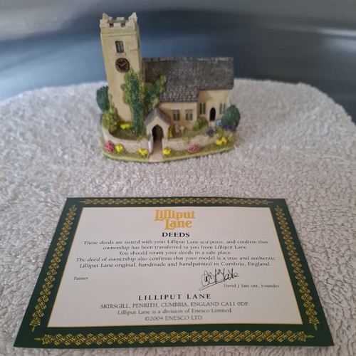 Lilliput lane grasmere church - lilliput,