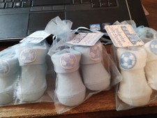 NEW BABY BOYS SOCKS 0-6 MONTHS