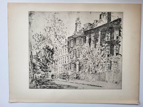 Old antique drawing print - old,