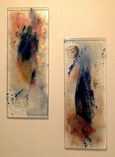 Orig ART Glass wall art (2