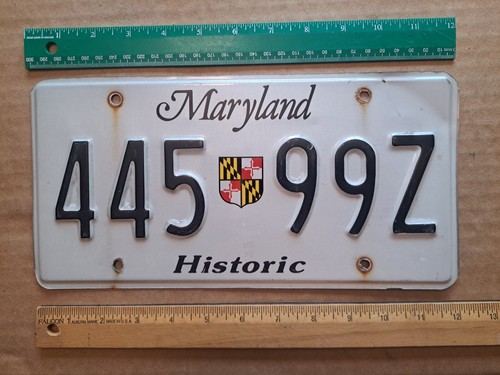 License plate maryland - maryland,, 2010