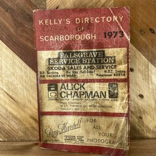 Kelly’s Directory of Scarborough 1973 – Vintage Local History & Business Listing