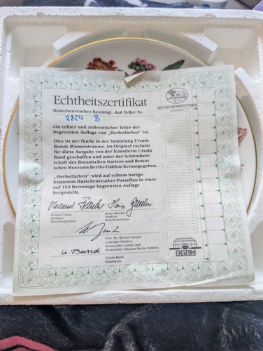 Hutschenreuther germany plate - hutschenreuther,