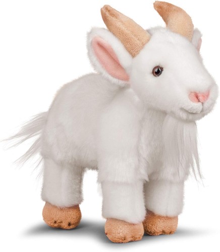 Tobar white goat plush toy - white,