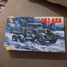 MILITARY WHEELS 1/72 GAZ-AAA RUSSIAN TRUCK PLASTIC MODEL KIT