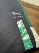 Mens Primark Future Projects Jogging Bottoms Blue Green Flash Medium