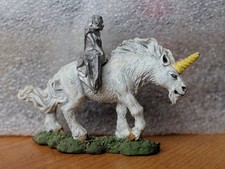 Unicorn & Maid Grenadier Fantasy Lords D&D Metal Miniatures Vintage Lead Figures