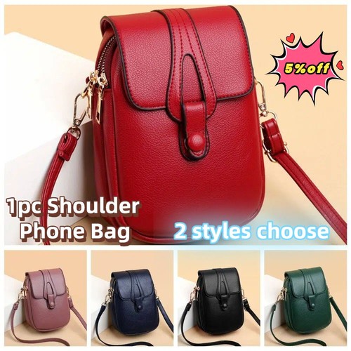 1xleather lady crossbody phone - lady,