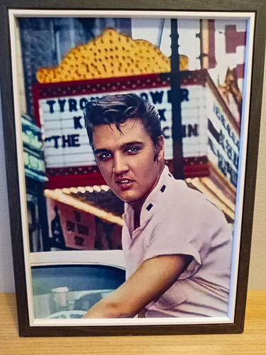 Elvis presley framed photo - elvis,