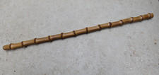 c.WWII British / Indian / Commonwealth Army Military Bamboo Swagger Stick Cane