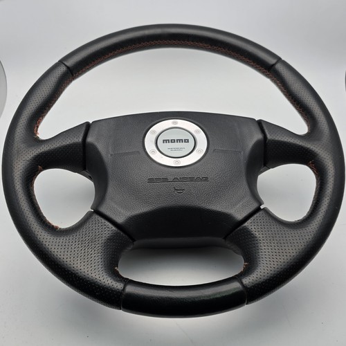 Momo leather steering wheel - leather,