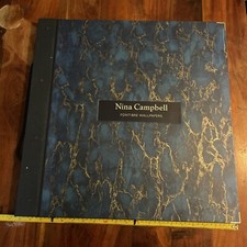 Nina Campbell Wallpaper Sample Book Fontibre Art/Craft/Framing/Upcycling