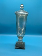 Large vintage glass apothecary - glass,