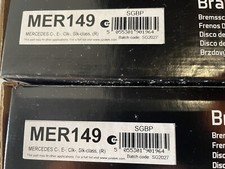 2x Brake Discs Pair Solid fits MERCEDES E300 S124, W210 Rear 3.0 3.0D 93 to 97