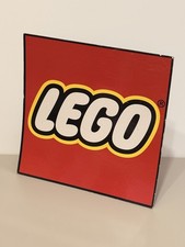 LEGO Display Sign Large LEGO Logo Store Retail Card Point Of Sale Vintage Retro