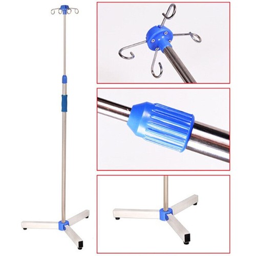 Portable pole drip bag - pole,