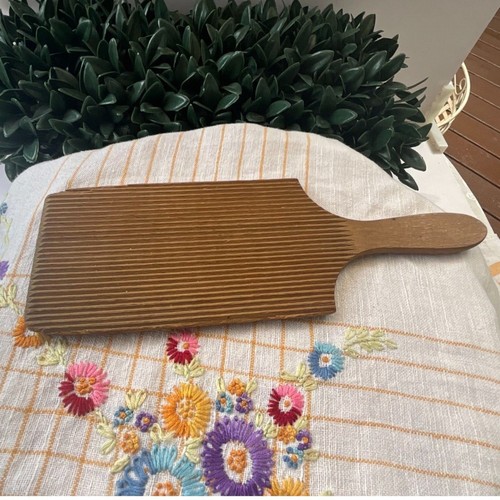 Antique wooden butter paddle - wooden,