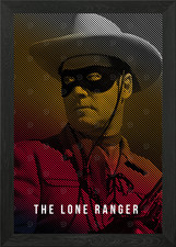 The Lone Ranger Poster Framed