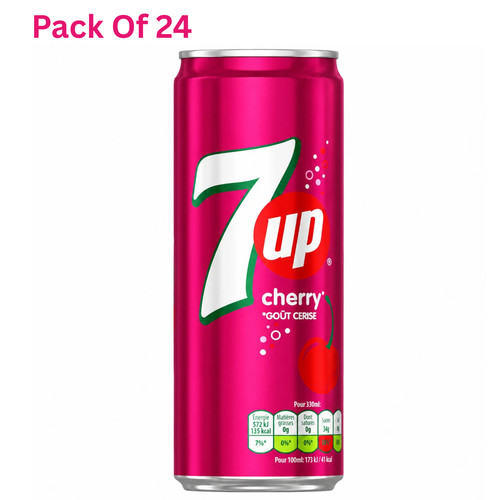 7up cherry slim can standard - 7up,