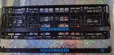 Car number plate holders set