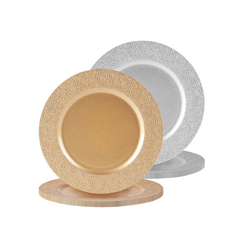 Hammered charger plates - charger,