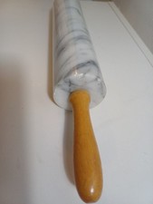 VINTAGE 18" MARBLE ROLLING PIN