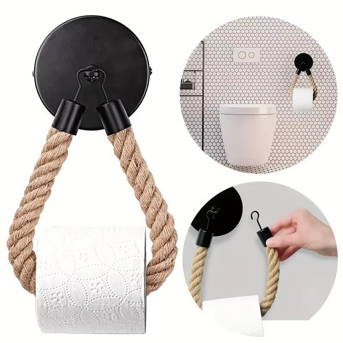 Hemp rope toilet - rope, holder