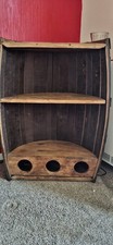 Whisky Bar Barrel with Wine Storage for Home