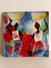 Painting Multicoloured African