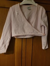 Girls Tu Sainsbury’s Ballet Cardigan Bolero Wrap Around Pink Size 3 Years