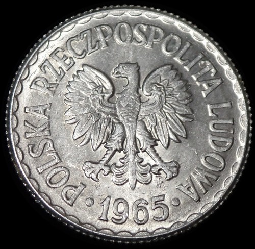 Poland zloty 1965 - zloty, aluminium