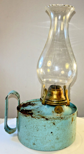 Paraffin oil lamp - oil, metal