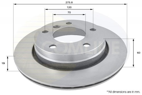 Rear brake discs set - brake, braking
