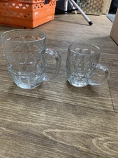 Classic Dimpled Glass Beer