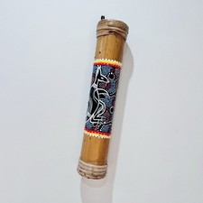 Vintage Hand painted Bamboo