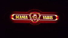 Led board with mirror SCANIA